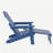 Lounge chair dark blue color, suitable for all seasons: Outdoor lounge chair, made of sturdy HIPS material, equipped with 304 stainless steel accessories.-996431876