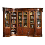 Luxurious Solid Wood Corner Bookcase
