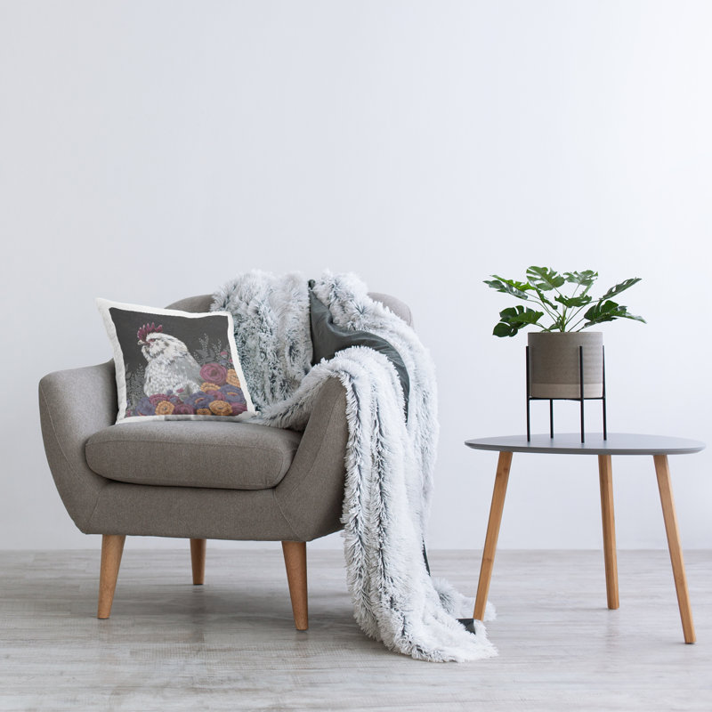 Floral Throw Pillow