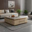 Table basse carrée en marbre de style luxueux-1747468378