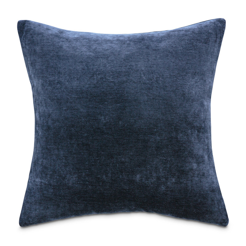 The Smith Feather Reversible Throw Pillow, Midnight