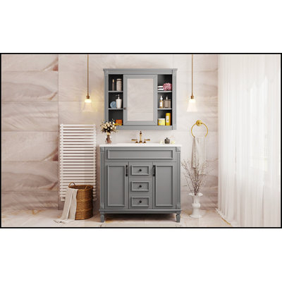Ensemble de meuble-lavabo simple 35,9 po Nazarius