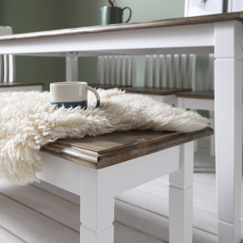 Solid Wood Bench, 40cm H x 157cm W x 40cm D