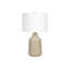 Lighting, H 24 po, lampe de table, béton, abat-jour, contemporain-1706110496-1706110526