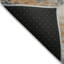 Tapis bleu sarcelle lavable à la machine intérieur / extérieur Xhevrie-112122623