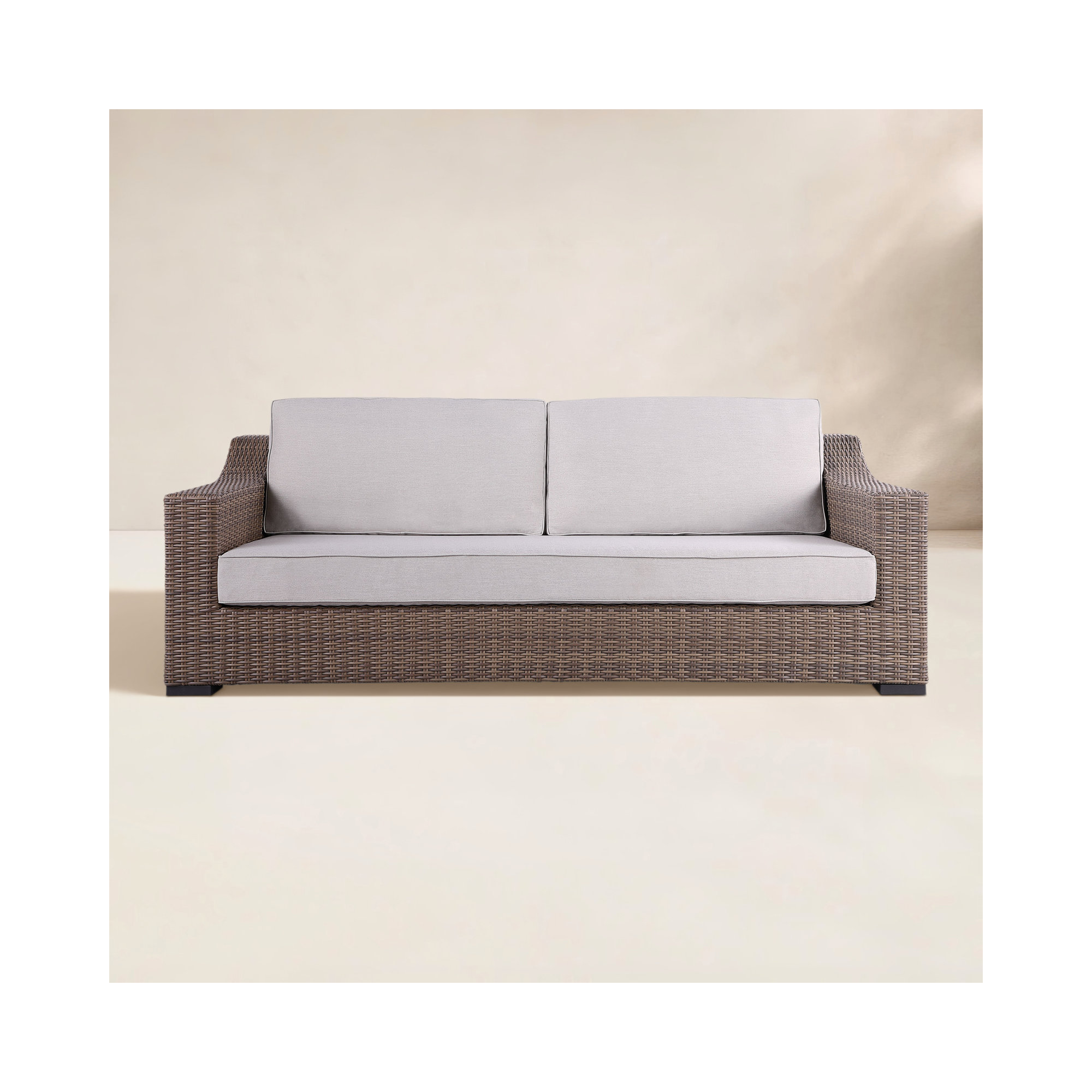 Manhattan Rustic Wicker Rattan Sofa