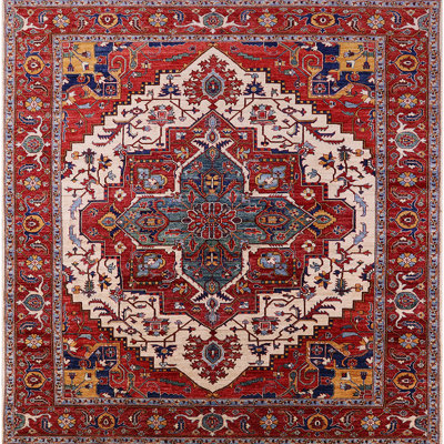 Tapis de style oriental rouge
