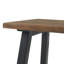 Petit bureau en bois massif industriel Adam-1699696317