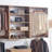 Devi Oak Wall Mounted Wood Closet System-1924130004