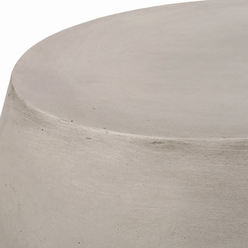 Outdoor Lightweight Concrete Side Table