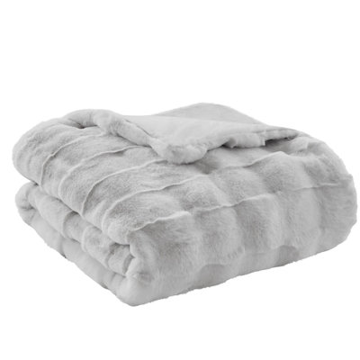 50x60" Faux Fur Throw Blanket