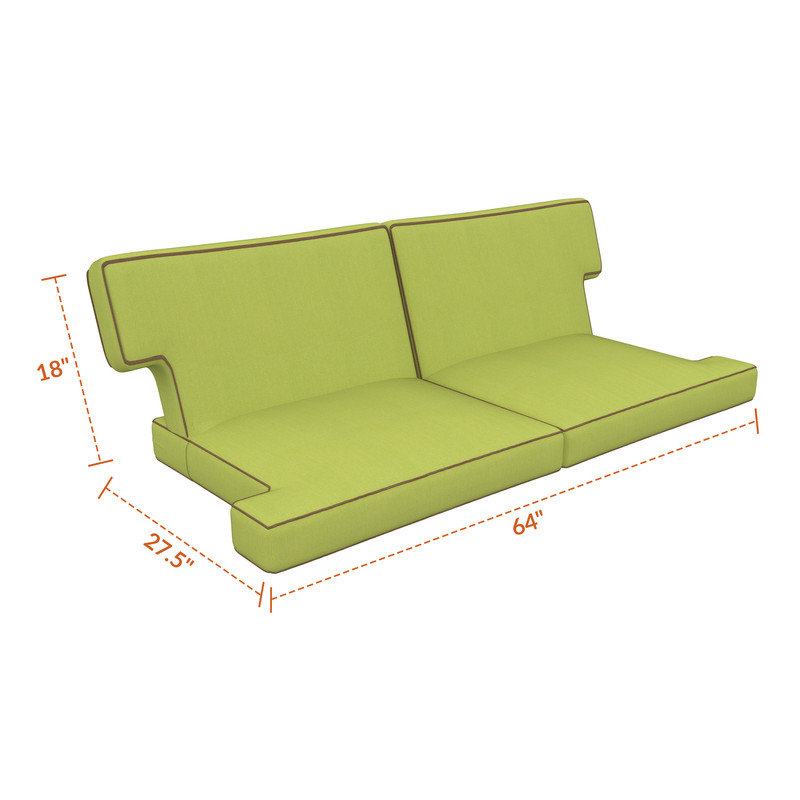 Coussin de remplacement pour causeuse d'extérieur Sunbrella