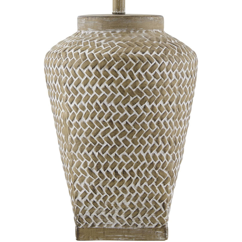 Lampe de table Ivern, Brun