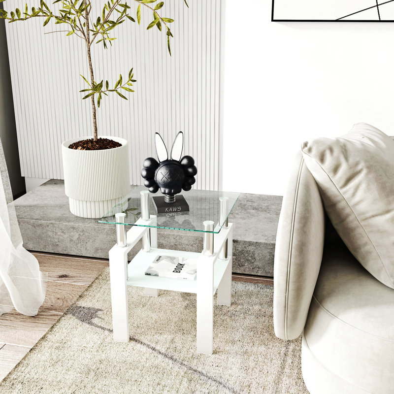 Table basse Modern, Clair, Blanc