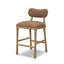 Juna Upholstered Stool with Solid Wood Frame