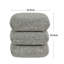 Square Linen Swivel Ottoman Footstool with Stacked Cushion Design for Living Room-507236376