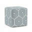 Berlin Gardens Lilly Hive 16" Square Pouf-2130338115