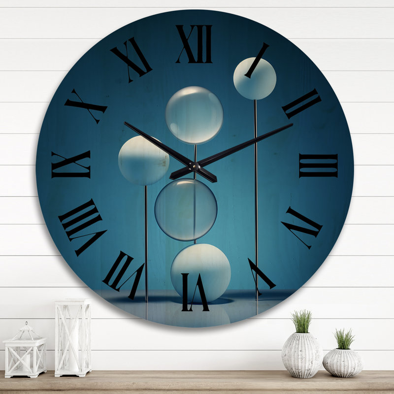 Horloge murale Serenity Sapphire, Très grand