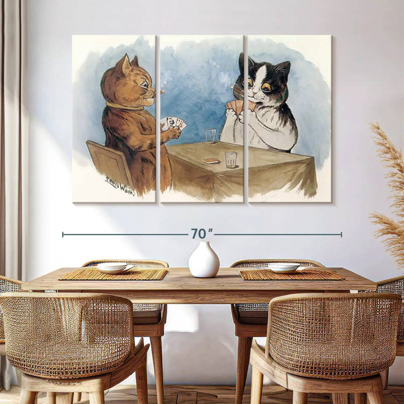 Chat tisonnier, H 20 po x l 33 po