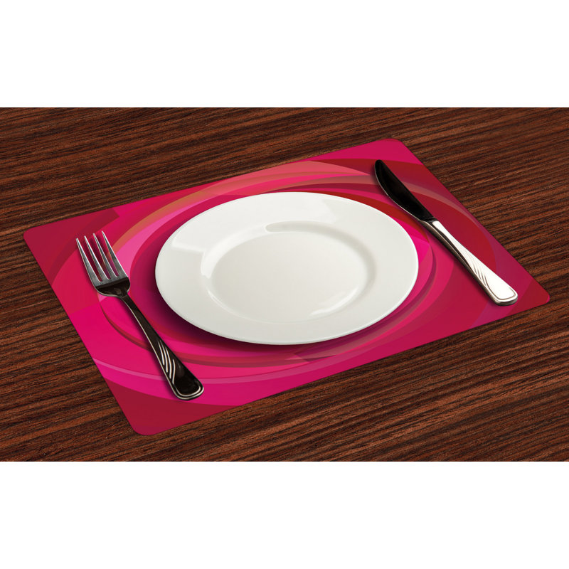 Polyester Abstract Rectangle Placemat