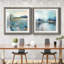Energetic Earth - ensemble de 2 peintures encadrées-1491963848-1491963849