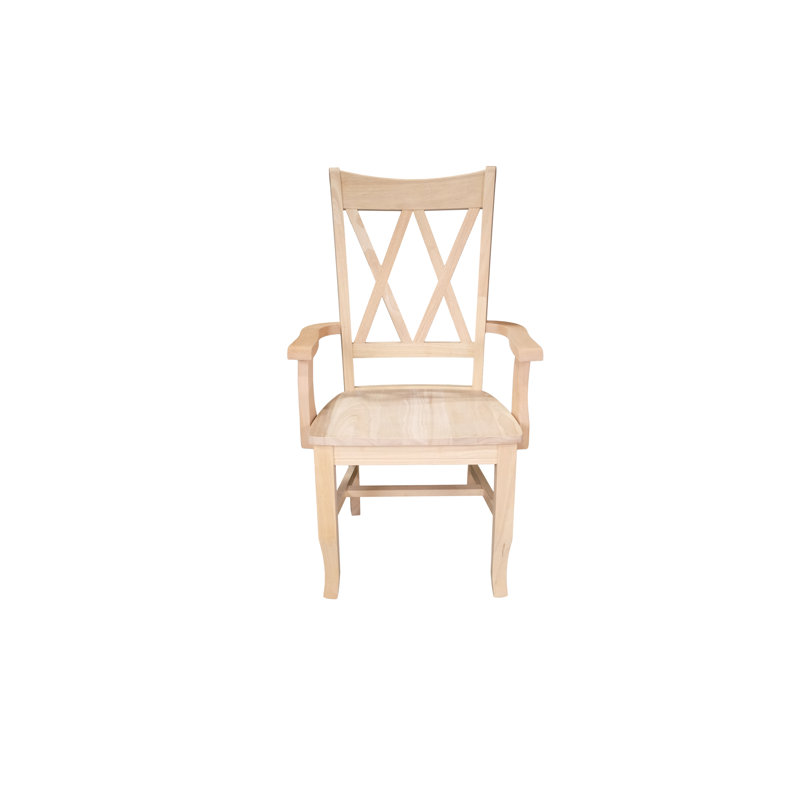 Chrisander 17.25'' H Solid Wood Armchair