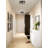 Transitional 2 Light Iron Round Flush Mount-221549513