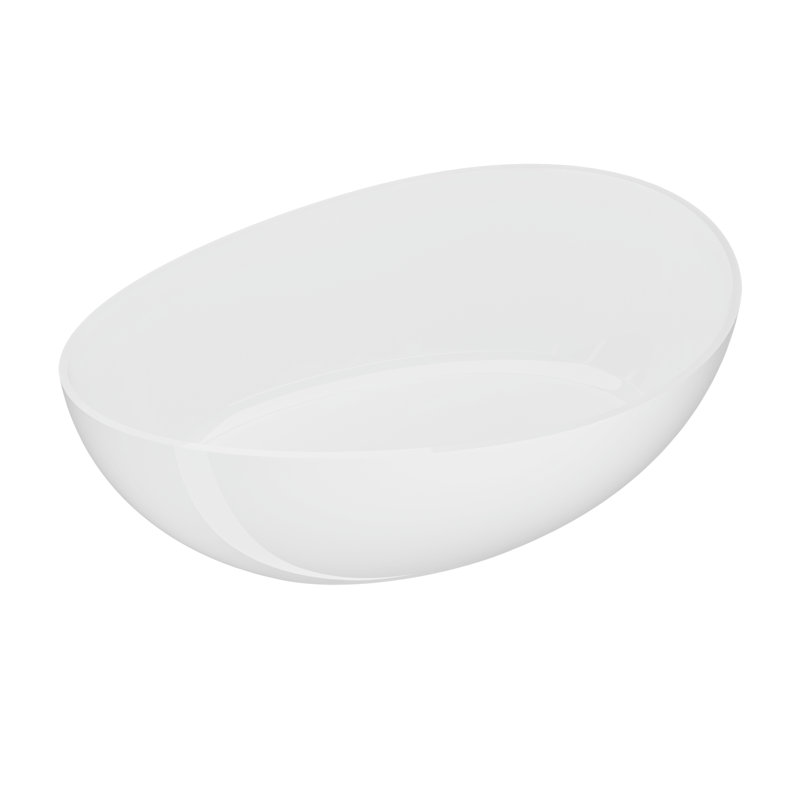 63" Freestanding Solid Surface Bathtub
