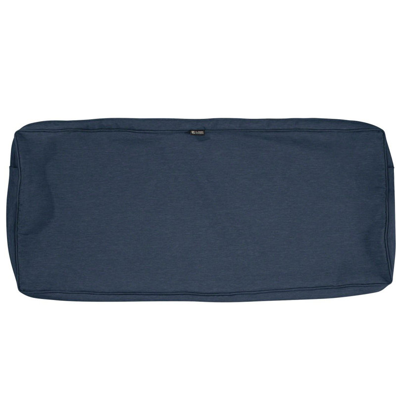 Pina Outdoor 3'' Bench Cushion Cover, 3" H X 48" W x 18" D, Indigo Blue