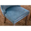 Furniture, chaise rembourrée à oreilles avec garniture cloutée et pieds en bois massif, ensemble de 2-313729616-313729620