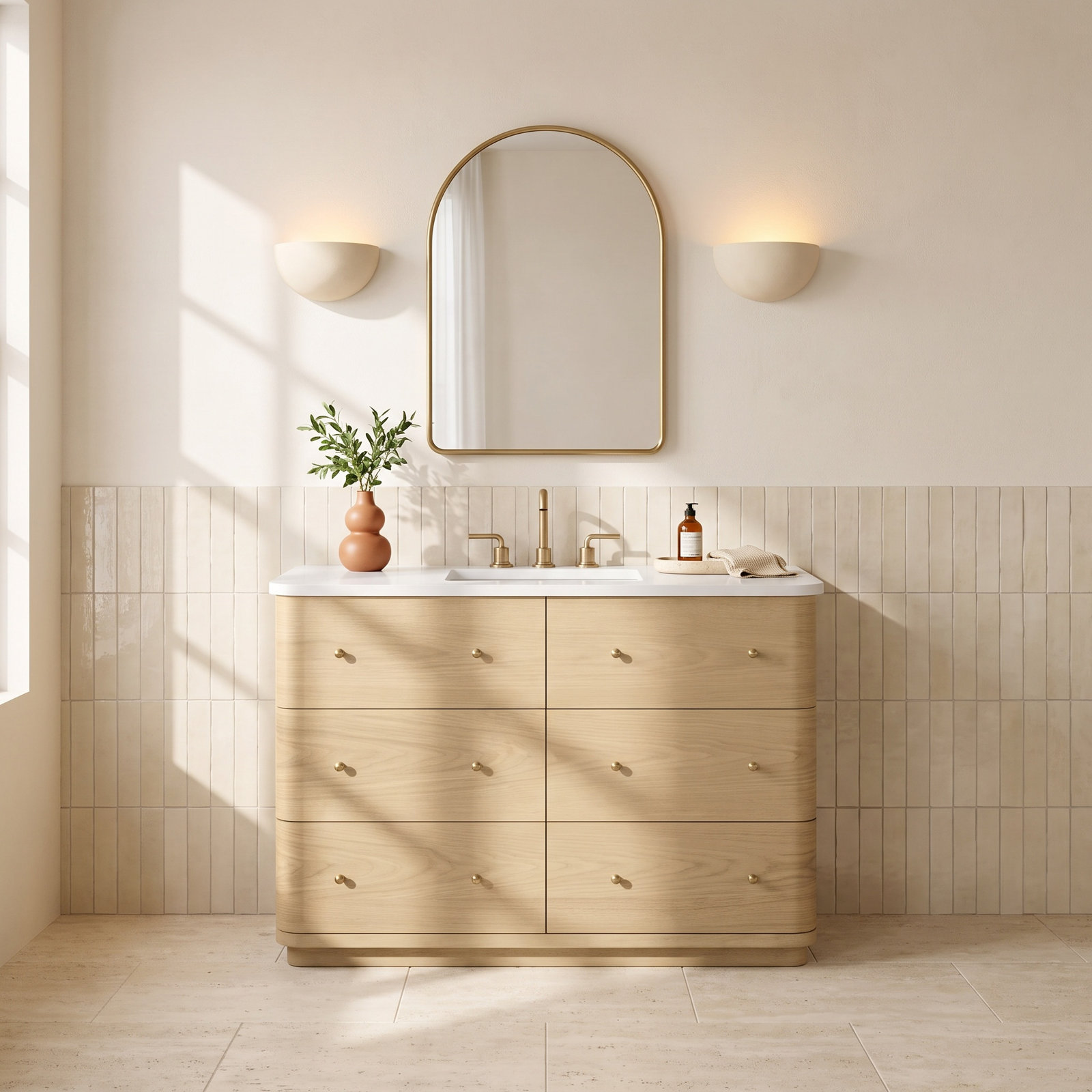 Saffi 48" Single Bathroom Vanity