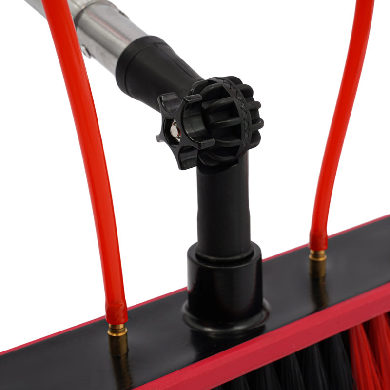 Ensemble de brosse de nettoyage de panneau solaire à longue portée pour fenêtres d'extérieur