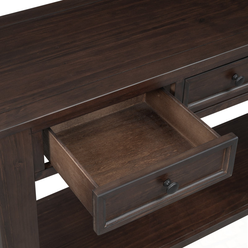 Hagberg 64.23'' Console Table, Espresso