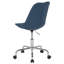  Chaise de bureau en tissu à dossier moyen avec relevage pneumatique-32684999