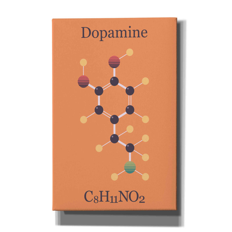 «Peace Or Dopamine Molecule I» par Maxim, H 40 po x l 26 po x P 1,5 po