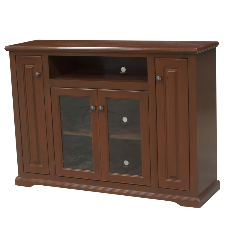 Wentzel Unfinished TV Stand for TVs up to 65", Autumn Gold