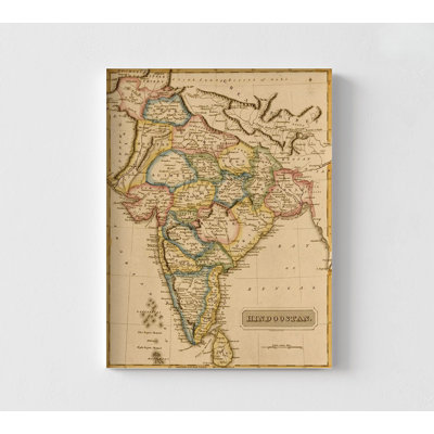 «Afrique 1817» par cartes anciennes, carte antique des pays d'Afrique, décoration de maison africaine, affiche de l'histoire africaine rétro, décor de classe de géographie