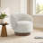 Modern Swivel Barrel Chairs With Wood Base-60020964