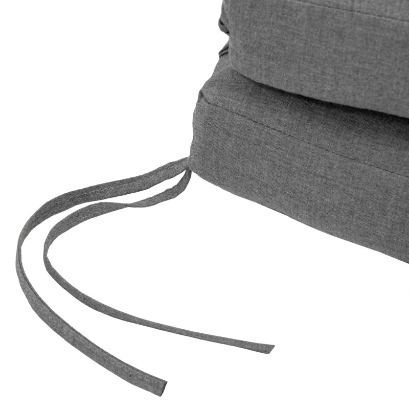 Coussin de chaise longue Eddie Bauer, Sunbrella résistant à la décoloration et à l'eau pour les chaises longues et les fauteuils inclinables près de la piscine, l 23 po x L 45 po, épaisseur 2,5 po; dossier 23 po x L 30 po, épaisseur 2,5 po, ardoise coulée