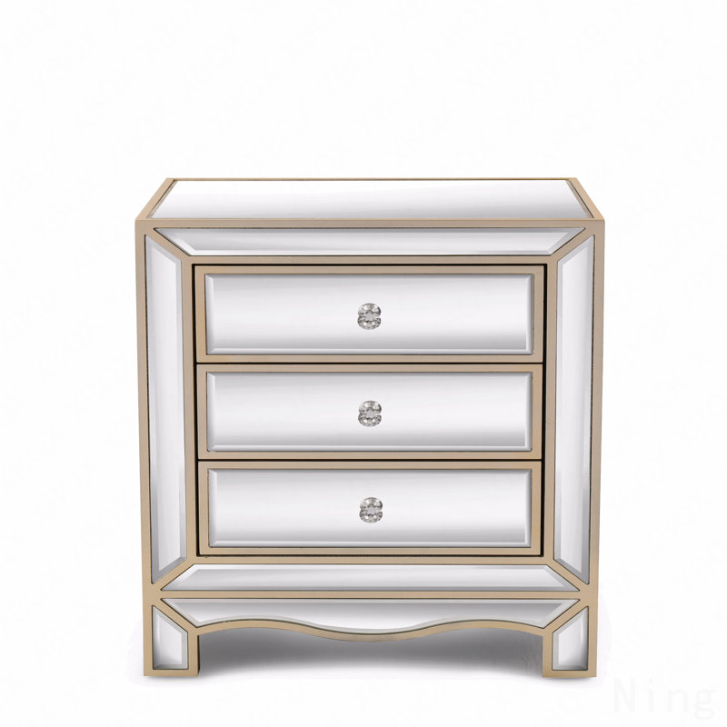 Armoire d'extraction 3 tiroirs Champagne