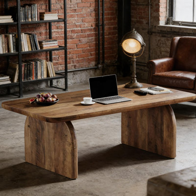 Table à thé de style moderne, table basse spacieuse, table d'ordinateur