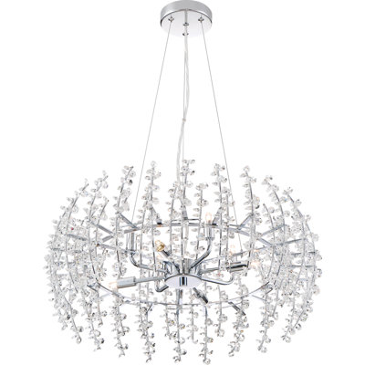 Viggo 8 - Light Dimmable Drum Chandelier