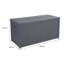 Boîte de rangement verrouillable en plastique polyéthylène 113 gallons-61829109