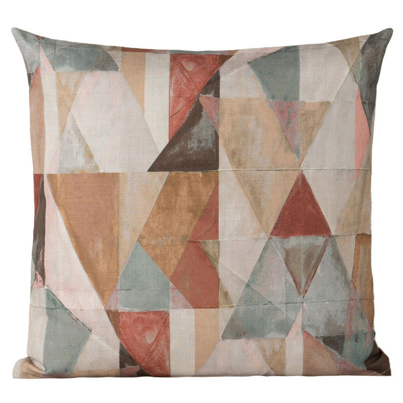 Geometric Reversible Throw Pillow, 16" x 16"
