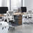 Mesh Desk Chair with Flip-up Armrest-328280256-334066800