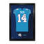 NFL-PA BUFFALO BILLS DJ MOORE 02, chandail bleu encadré 27" x 39".-136266153