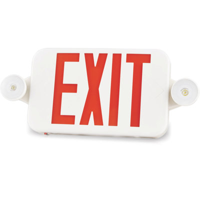 LED Combo Exit Sign/Emergency Light