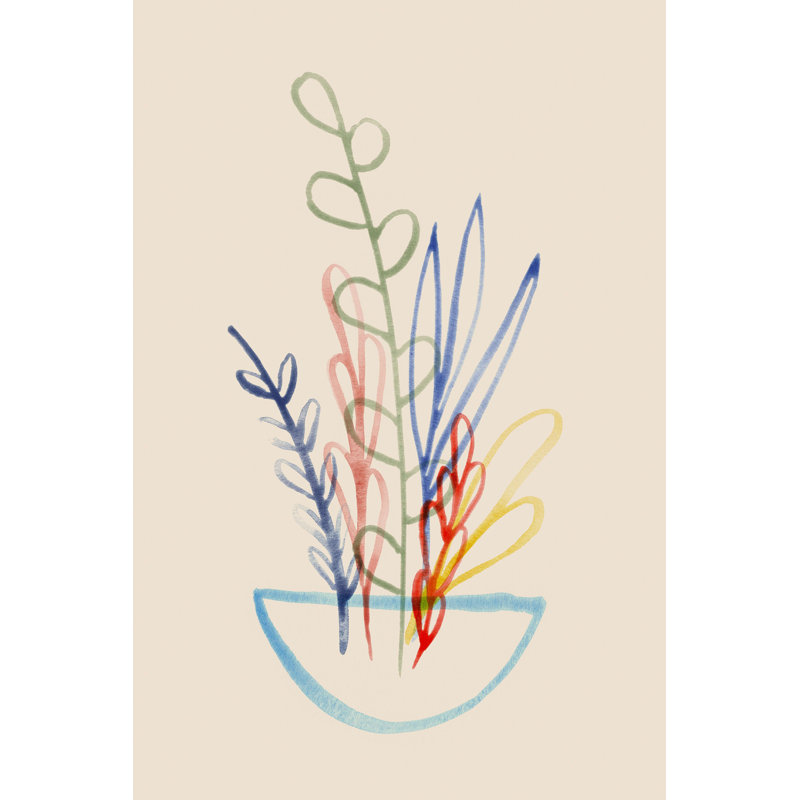 Fun Bunch I - peinture sur toile tendue, H 18 po x l 12 po