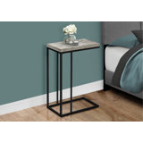 End Table, Side Table, Metal Frame Accent Table For Living Room, Indoor End Table For Living Space