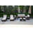 10 - Person Patio Conversation Set with Cushions-71058064-71058065